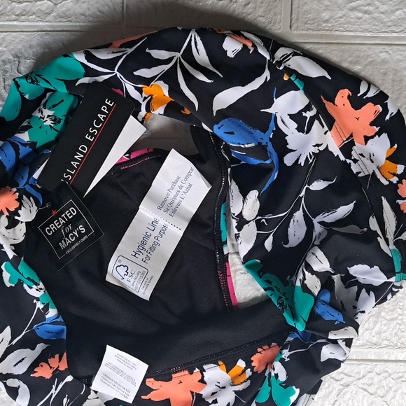 Island Escape Women's Tahiti Bikini Bottoms Swimsuit Black - Picture 8 of 11